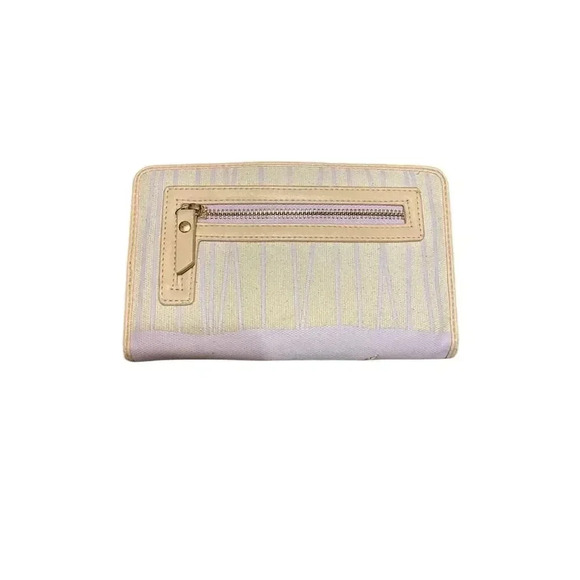 Spartina 449 Women's Striped Canvas Wallet Multicolor Embroidered - Picture 4 of 5